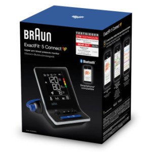 BRAUN BLUTDRUCKMESSGERÄT ExactFit5 Connect Oberarm